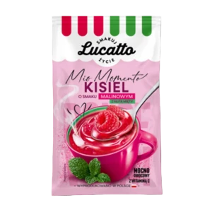Kisiel malina z nutką mięty Lucatto 30g