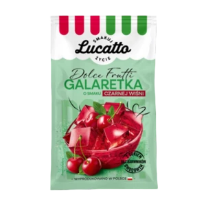 Galaretka czarna wiśnia Lucatto 70g