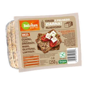Balviten Chleb pełne ziarno 250g. Produkt bezglutenowy
