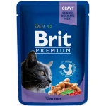 Brit Premium Adult dorsz (Cod Fish) w sosie Mokra Karma dla kota saszetka 100g