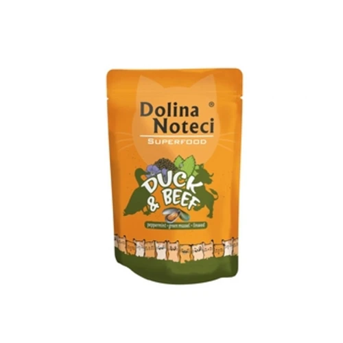 Dolina Noteci Superfood Mokra karma saszetka dla kota kaczka i wołowina 85g 1775827771983-9i4kc.png