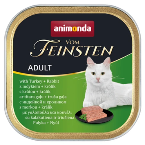 Animonda Vom Feinsten Adult "dorosły kot" z indykiem i królikiem 100g 1775827799707-m5mil.png