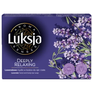 Luksja Aroma Senses Deeply Relaxing Lawendowe mydło w kostce do rąk i ciała 90 g