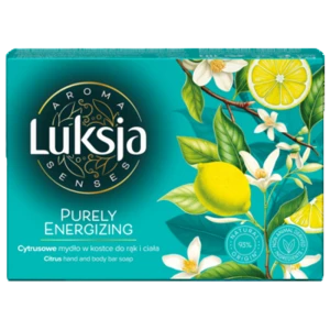 Luksja Aroma Senses Purely Energizing Cytrusowe mydło w kostce do rąk i ciała 90 g