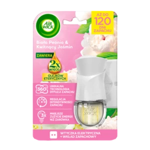 Air Wick Elektryczny odświeżacz powietrza Biała Peonia i Kwitnący Jaśmin Komplet 19 ml