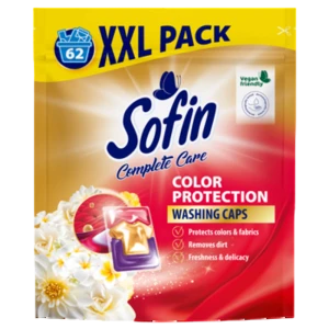 SOFIN Kapsułki do prania tkanin kolorowych 62szt.