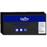 Serwetki gastronomiczne czarne 24x24 200szt 1/4 dwuwarstwowe Clarina