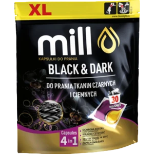 MILL kapsułki do prania BLACK&DARK - 30szt