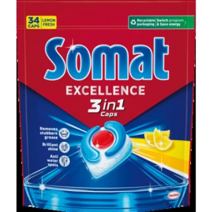 Somat Kapsułki do zmywarki 3in1 Lemon 34 szt.