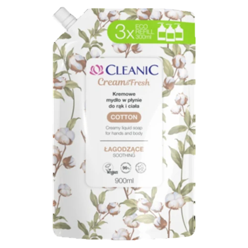 Cleanic kremowe mydło do rąk i ciała łagodzące COTTON 900 ml image-editor%2Fzip-import%2F1776698382077-1365-a2c239ba376a.png