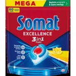Somat Kapsułki do zmywarki 3in1 Lemon 60 szt.