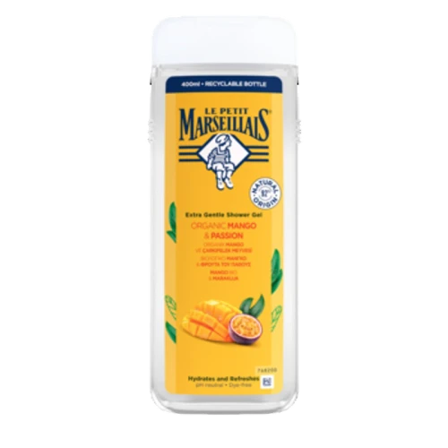 Le Petit Marseillais żel pod prysznic Mango Bio & Marakuja 400 ml image-editor%2Fzip-import%2F1776698382077-1379-2195404ef318.png
