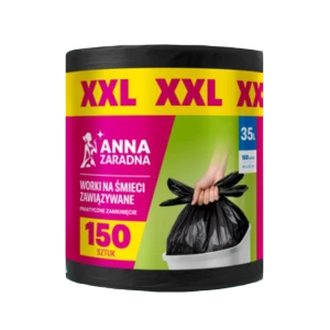 Anna Zaradna worki EASY-PACK czarne XXL 35L 150szt
