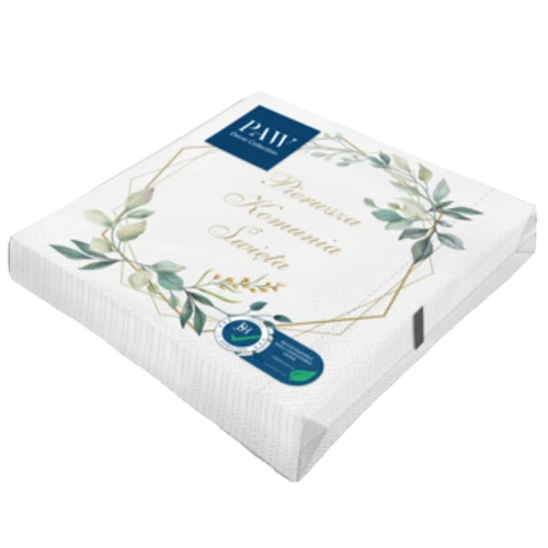 PAW Serwetki 3 ply 1/4 Lunch 33 cm x 33 cm Communion Leaves Frame 20 szt. image-editor%2Fzip-import%2F1776698382077-1410-f0a33a7e693a.png