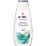 Apart Double Care Nawilżający żel pod prysznic i płyn do kąpieli 2w1 białe kwiaty 900ml