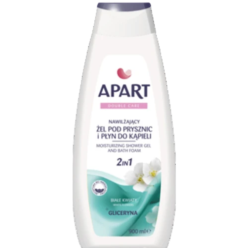 Apart Double Care Nawilżający żel pod prysznic i płyn do kąpieli 2w1 białe kwiaty 900ml image-editor%2Fzip-import%2F1776698382077-1415-1de97e5d1952.png