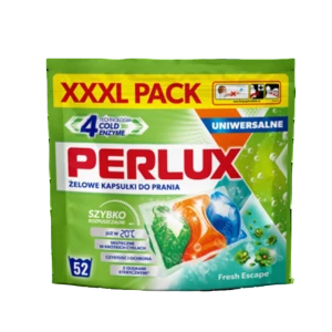 Perlux Żelowe kapsułki do prania uniwersalne XXXL 52 szt