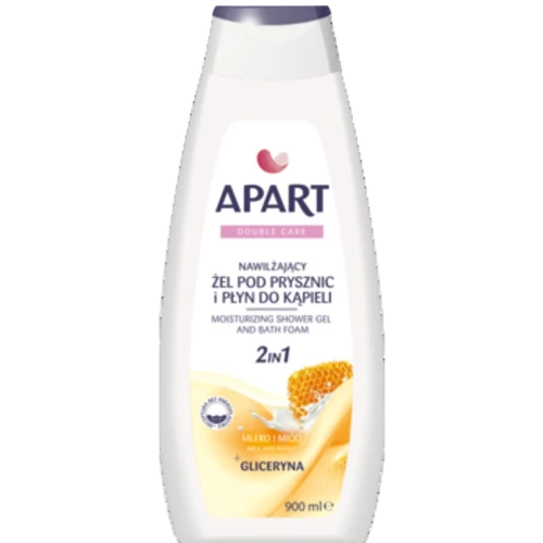 Apart Double Care Nawilżający żel pod prysznic i płyn do kąpieli 2w1 mleko i miód 900ml image-editor%2Fzip-import%2F1776698382077-1421-4d4e2f3bb364.png
