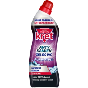 Kret Żel do WC Antykamień Power Fresh750g