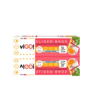 viGO! Woreczki slider LD 3L 15szt box