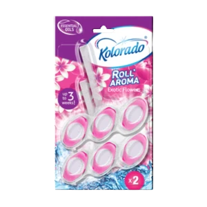 Kolorado Roll' Aroma kostka WC Exotic Flowers duopack (2 x 51 g)