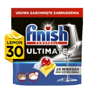 FINISH Kapsułki do zmywarki Ultimate lemon 30 tabletek
