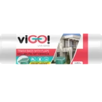 viGO! Worki LD transparentne z uszami, 120L, 26 szt.