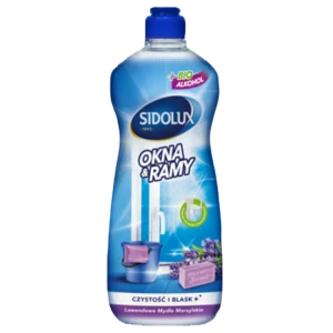 Sidolux Płyn do mycia okna i ramy o zapachu lawendowego mydła marsylskiego 960 ml