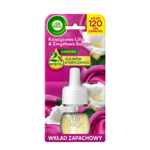 Air Wick Elektryczny Odświeżacz Powietrza Księżycowa Lilia Otulona Satyną 19 ml Wkład