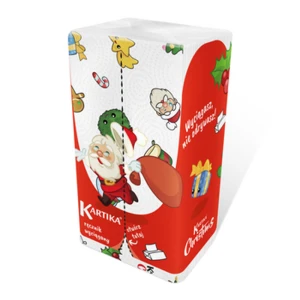 Ręcznik papierowy V/ZZ pakiet 150 list KARTIKA CHRISTMAS DECOR 2W