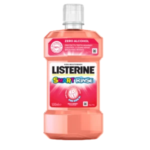Listerine Smart Rinse Berry płyn do płukania jamy ustnej z zawartością fluorku 500 ml