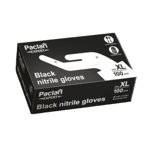 Paclan Expert Rękawiczki nitrylowe czarne XL 100 szt