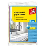 JAN Niezbędny Ściereczki gąbczaste 3szt