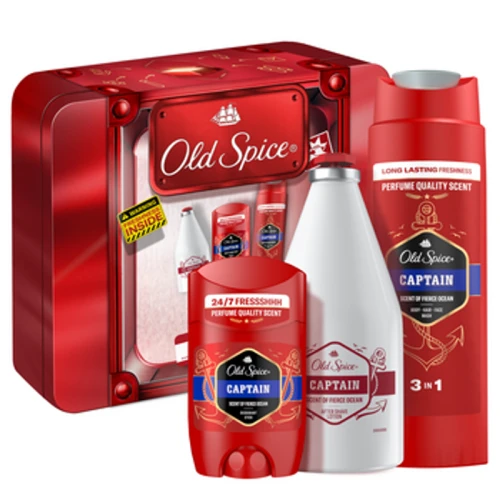 Old Spice Zestaw W Metalowym Pudełku: Dezodorant W Sztyfcie, Żel Pod Prysznic I Balsam Po Goleniu 1775824213110-jpkbr.png