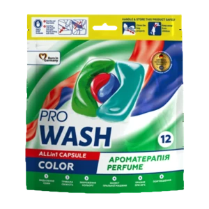 Kapsułki do prania ProWash color, 12 sztuk