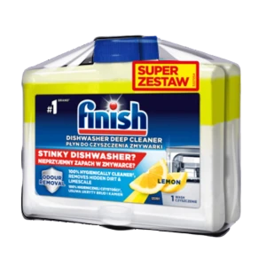 FINISH Duopack płyn do czyszczenia zmywarki cytrynowy 2x250ml