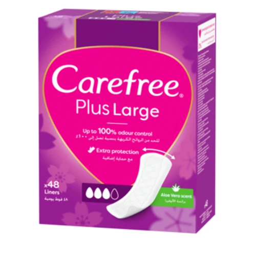 Carefree Plus Large Aloe, wkładki higieniczne 48 szt. 1775824266031-m2xpqt.png