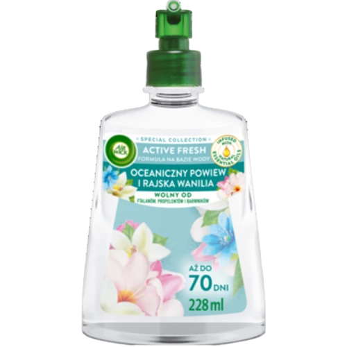 Air Wick Active Fresh Oceaninczy Powiew i Rajska Wanilia / Spring Breeze & Island Vanilla 228 ml Wkład 19a06acceed604e60a95a734c7c5a00d.png