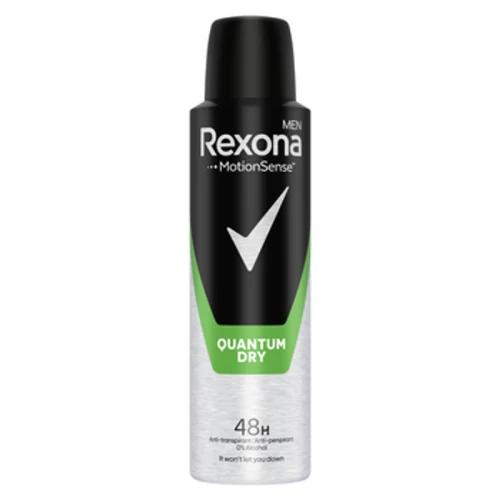Antyperspirant w aerozolu dla mężczyzn Rexona Quantum Dry 150ml 1775824335410-2abfoq.png