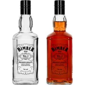 Butelka Daniels 500ml z zakrętką z nadrukiem Bimber