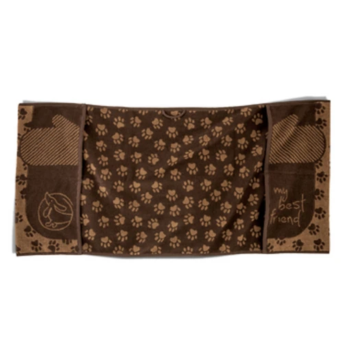Ręcznik dla pupila Best Friend 50x100 400g/m2 brązowy 1775825301428-xwpypm.png