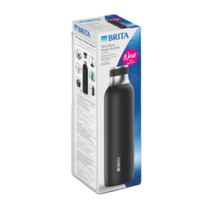 Izolowana butelka termiczna BRITA sodaTRIO czarna 0,65 l