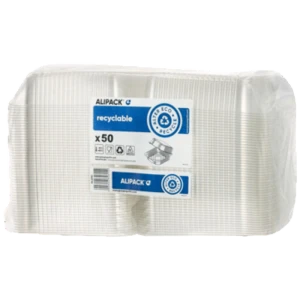 Pojemniki zamykane ALI25 PET |50 szt.|ALIPACK|Guillin Polska