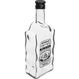 Butelka Klasztorna 500ml z zakrętką z nadrukiem Bimber