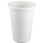 CLARINA Kubki celulozowe białe 420ml 50 sztuk