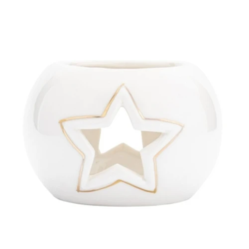 Świecznik porcelanowy gwiazdka ze złotem 9x9x6 cm Altom Design 1775825600382-b60ed3.png