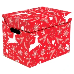 Pudło ONE XMAS Renifer czerwone