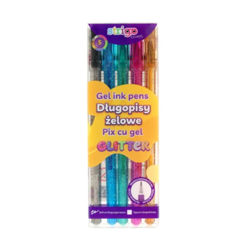 Strigo Długopisy żelowe w 5 brokatowych kolorach 1775825822993-xo8au7.png