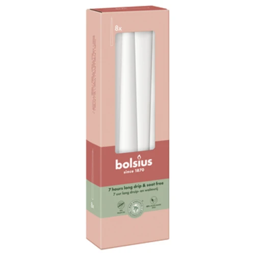 Bolsius Świeca szpica 245/24 8szt. mroźna biel 1775825931419-lwv7fb.png