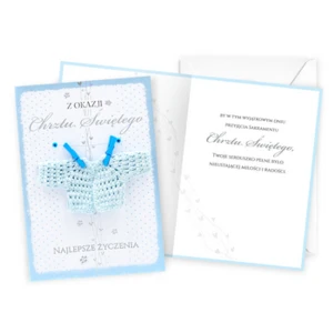 Karnet DK-1231 Chrzest (chłopiec)
